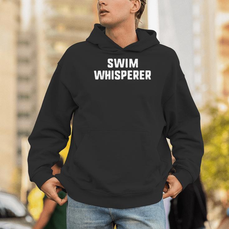Swim Whisperer Swimming Coach Teacher Instructor Men Hoodie