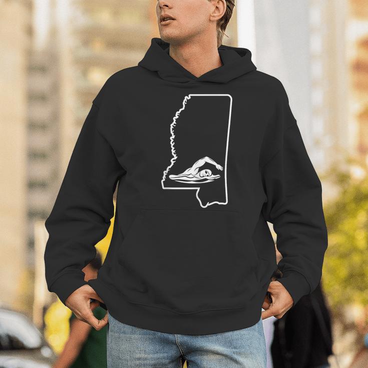 Swimming Apparel Mississippi Swimmer Training Men Hoodie Swimming Apparel Mississippi Swimmer Training Men Hoodie