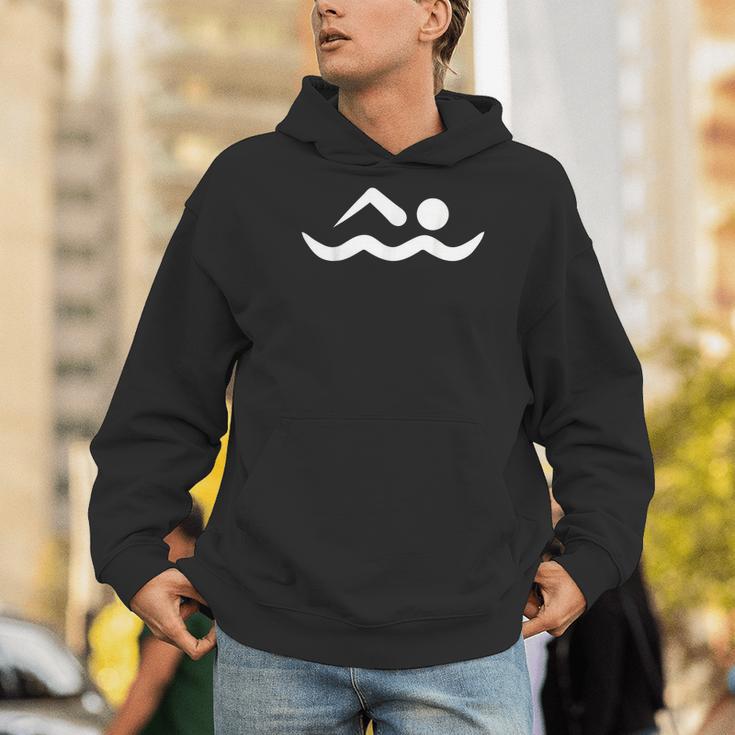 Swimming Icon Men Hoodie