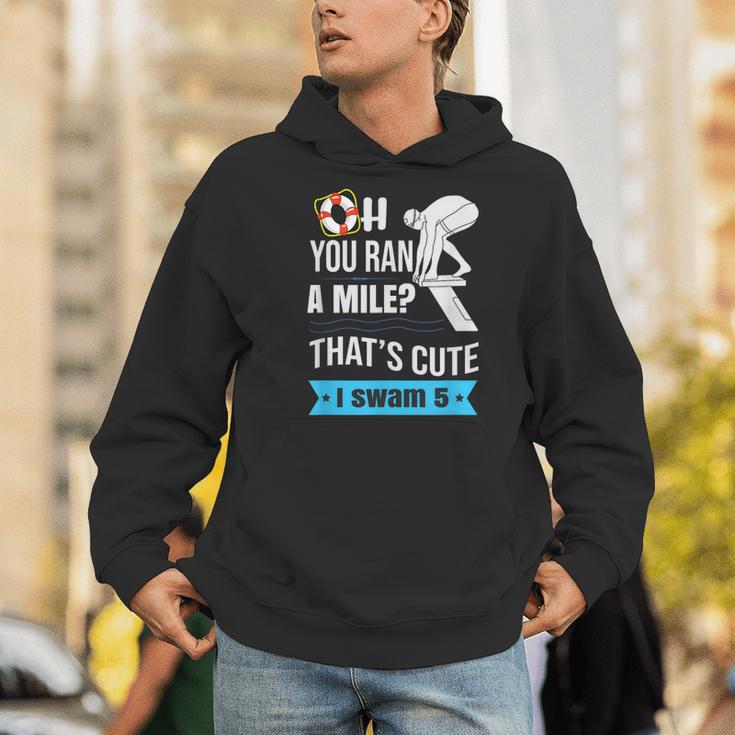 Swimming Saying For Swimmers Men Hoodie