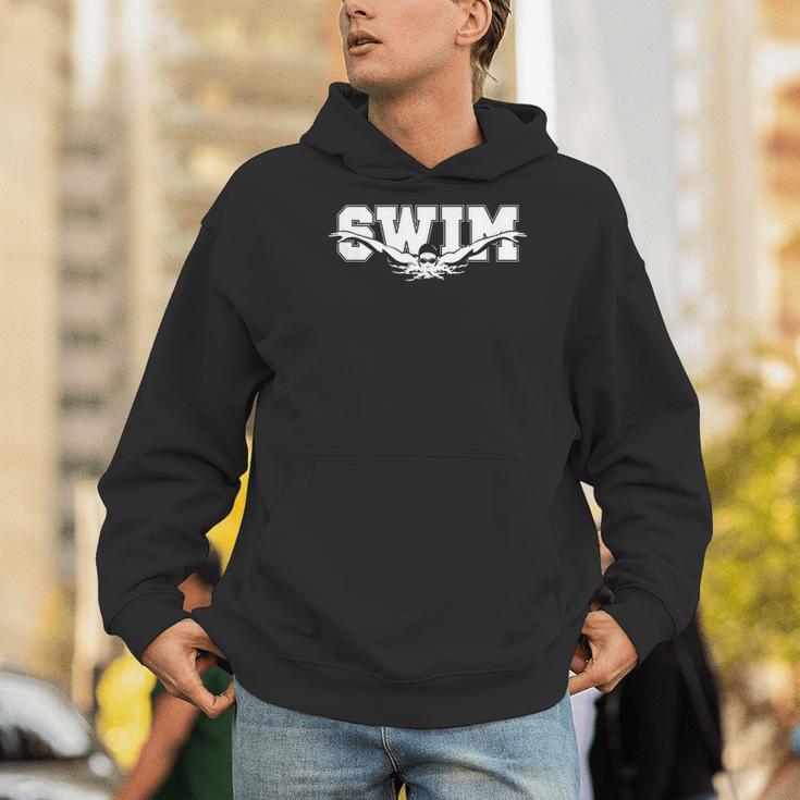 Swimming For Swimmers Competitive Athletes Men Hoodie
