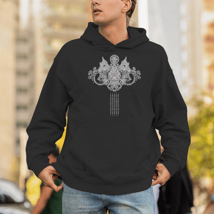Thai Sak Yant Tattoo Muay Thai Art Men Hoodie