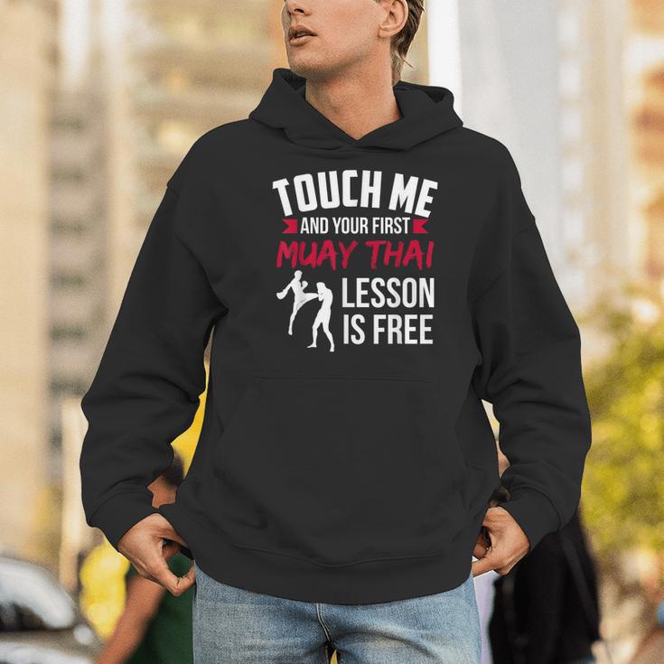 Touch Me And Your First Muay Thai Lesson Is Free Men Hoodie Touch Me And Your First Muay Thai Lesson Is Free Men Hoodie