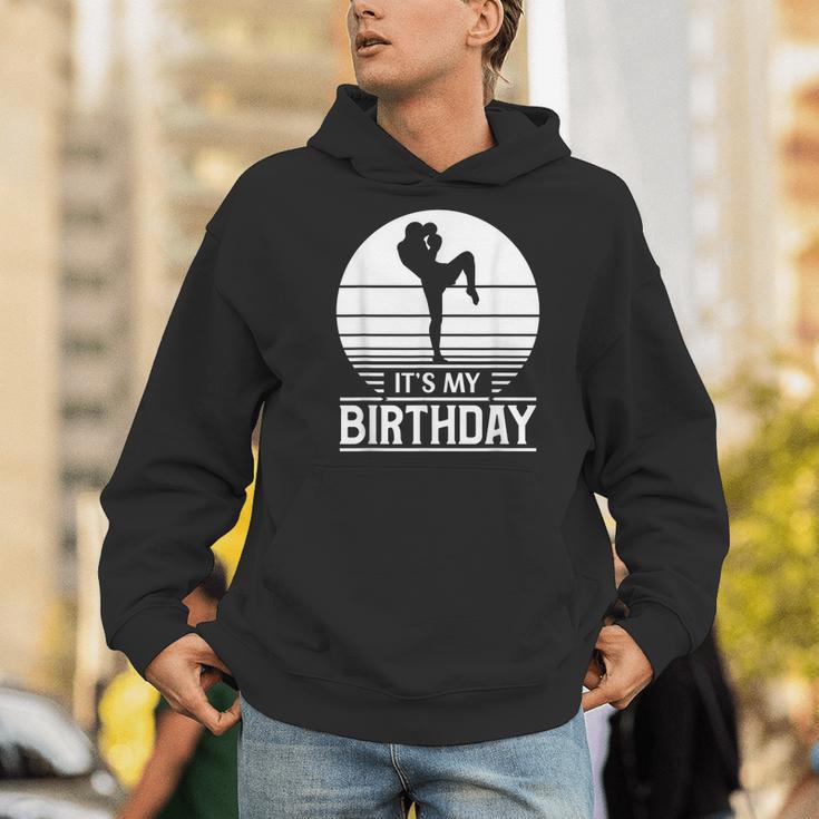 Vintage Birthday Shirt Muay Thai Kickboxer Its My Birthday Men Hoodie Vintage Birthday Shirt Muay Thai Kickboxer Its My Birthday Men Hoodie