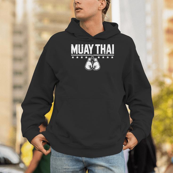Women's Cute Muay Thai Art For Men Women Kids Muay Thai Lovers Men Hoodie