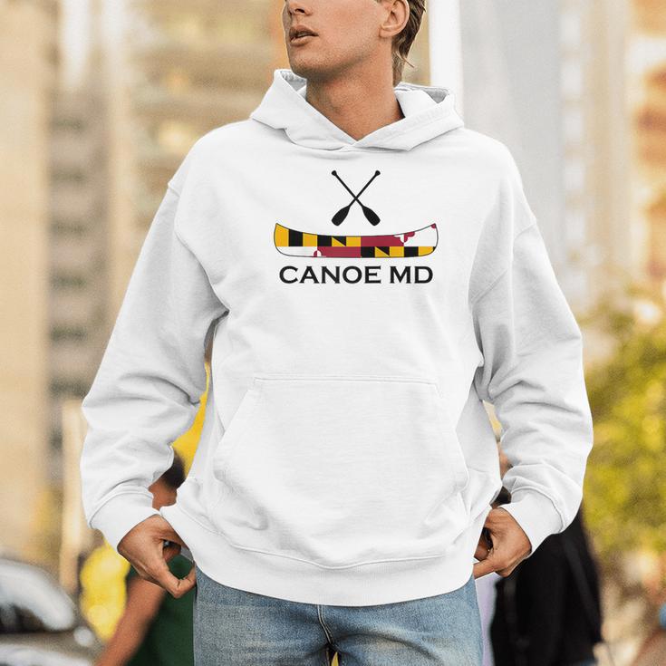Canoe Maryland Raglan Baseball Tee Men Hoodie