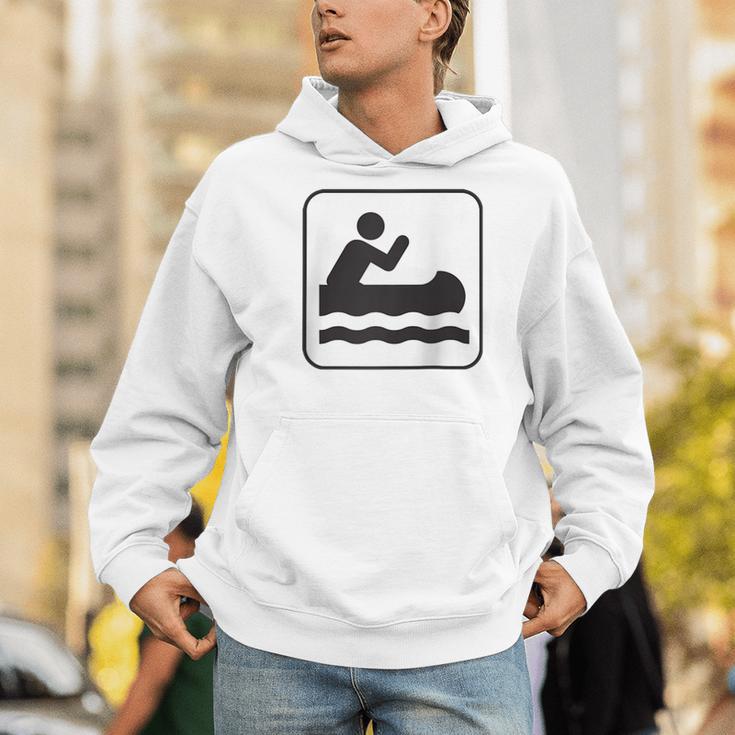 Cool Outdoor Water Sport Canoe Raglan Baseball Tee Men Hoodie