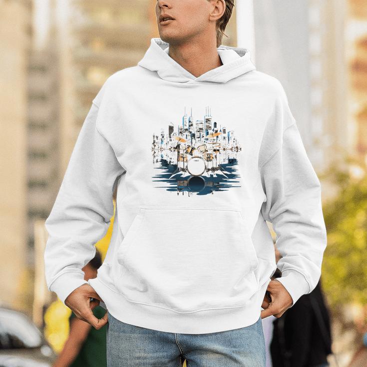 Drumset Drum Kit Music Drummer Drumming Men Hoodie Drumset Drum Kit Music Drummer Drumming Men Hoodie