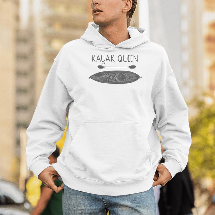 Kayak Queen Fun Kayak And Canoe Paddler Men Hoodie