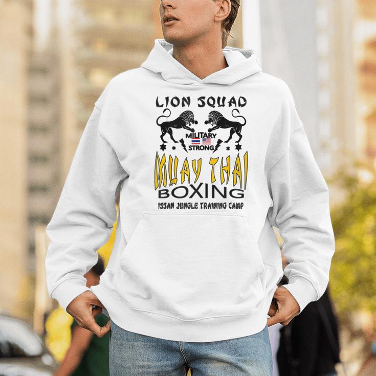 LION SQUAD THAILAND KICKBOXING MUAY THAI MMA TRAINING Men Hoodie