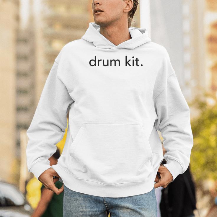 Minimalistic Drum Kit Minimal Raglan Baseball Tee Men Hoodie
