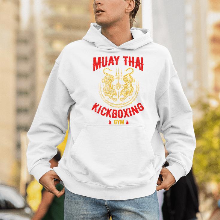 Muay Thai Tiger Kickboxing Gym MMA Street Fight Kickboxing Men Hoodie