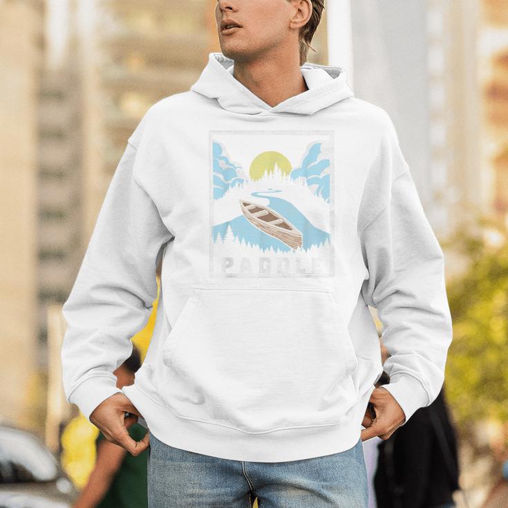 Paddle Retro Style Canoe & Outdoors Simple Canoeing Graphic Men Hoodie Paddle Retro Style Canoe & Outdoors Simple Canoeing Graphic Men Hoodie