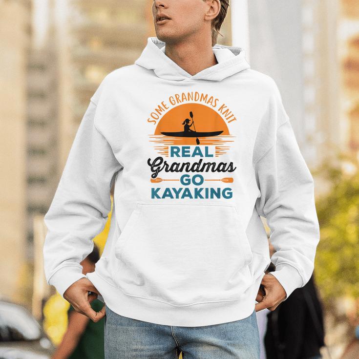 Real Grandmas Go Kayaking Yak Kayak Women Canoe Kayaker Men Hoodie