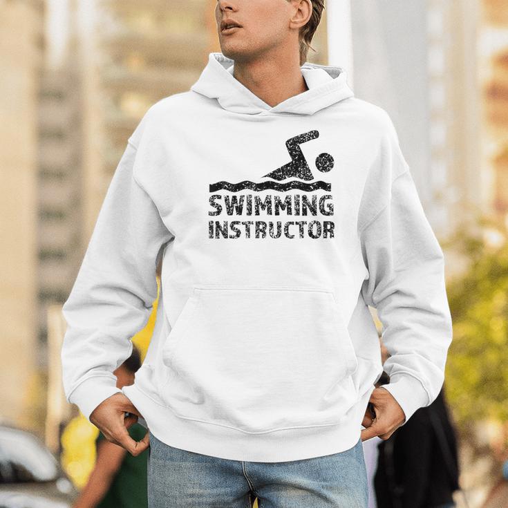 Swimming Instructor Lesson Swim Coach Men Hoodie Swimming Instructor Lesson Swim Coach Men Hoodie