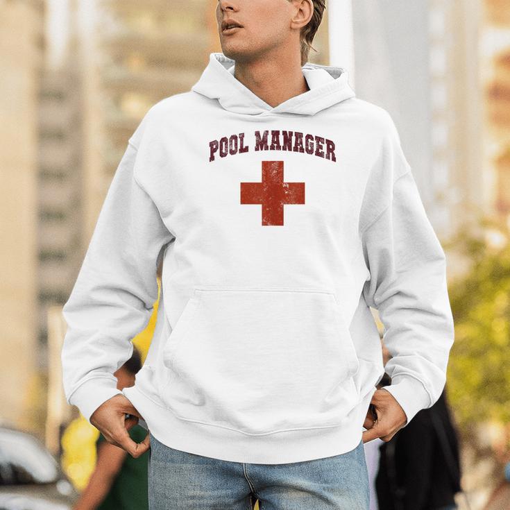 Swimming Pool Manager Beach Vacay Lifeguards Swim Cruise Men Hoodie