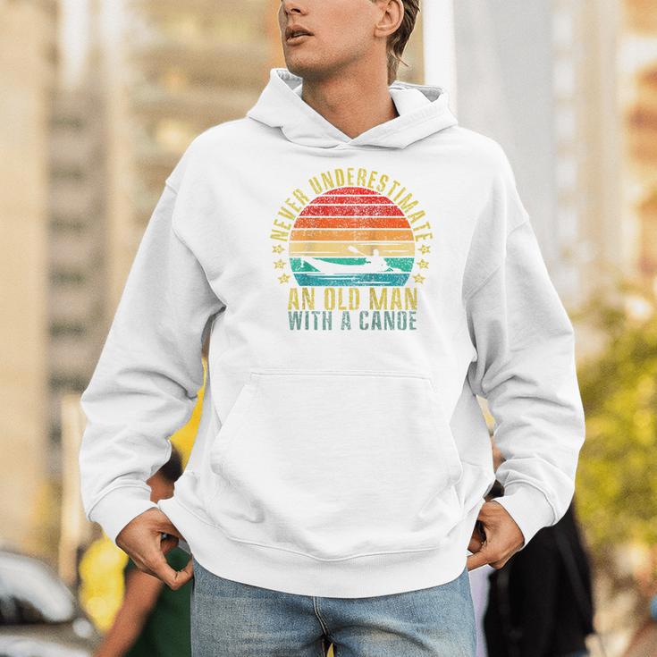 Never Underestimate An Old Man With a Canoe Retro Raglan Baseball Tee Men Hoodie Never Underestimate An Old Man With a Canoe Retro Raglan Baseball Tee Men Hoodie