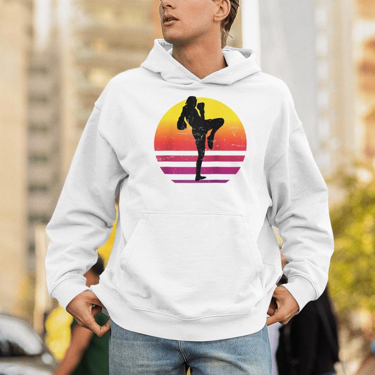 Women's Thai Boxer Thai Boxing Muay Thai Raglan Baseball Tee Men Hoodie