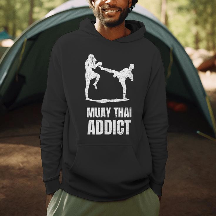Addicted To Muay Thai Graphic Shirt Men Hoodie Addicted To Muay Thai Graphic Shirt Men Hoodie