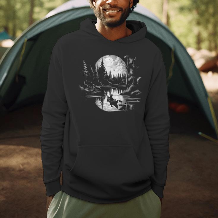Canoe Canadian Canoeists Nature Canoe Men Hoodie Canoe Canadian Canoeists Nature Canoe Men Hoodie