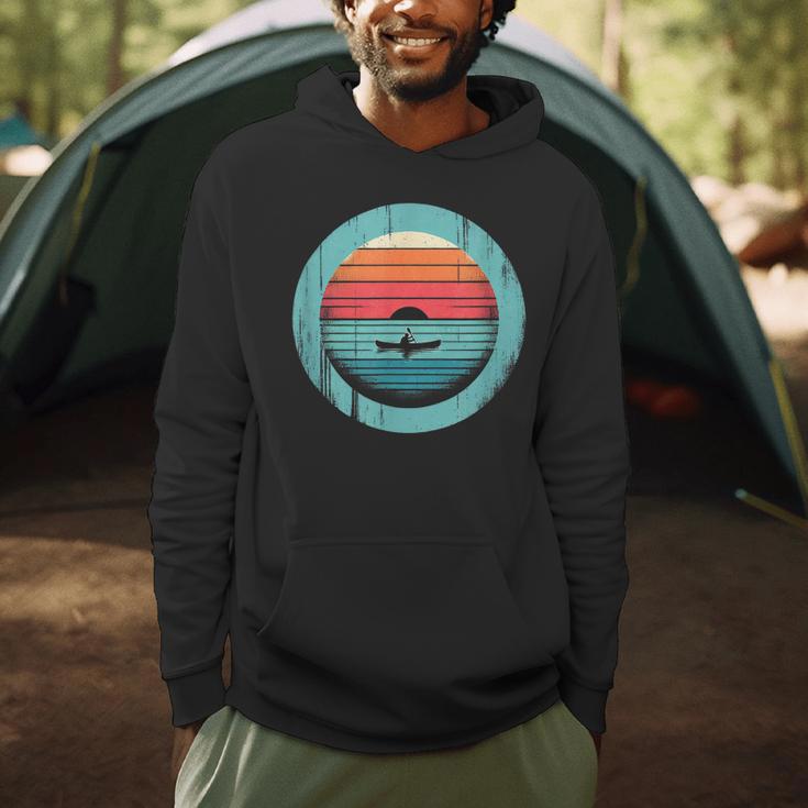 Canoe Sunset Men Hoodie