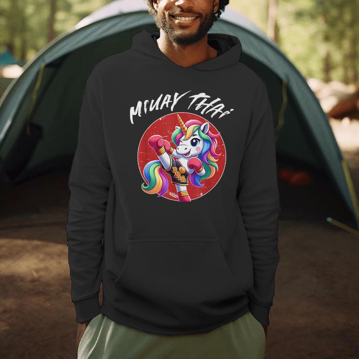 Cute Thai Boxing And Muay Thai Unicorn Men Hoodie Cute Thai Boxing And Muay Thai Unicorn Men Hoodie