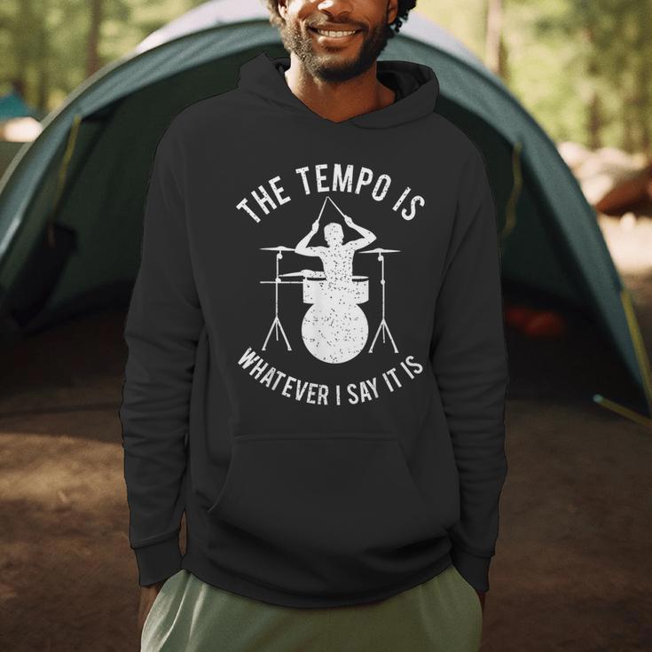 Drum Kit Graphic For a Drummer With Percussion Instruments Men Hoodie Drum Kit Graphic For a Drummer With Percussion Instruments Men Hoodie
