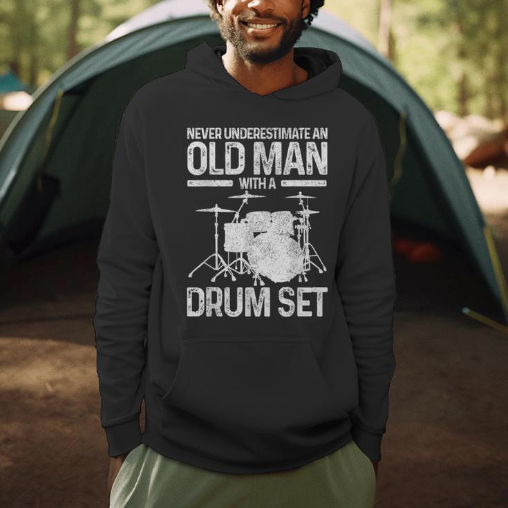 Drummer Drum Kit Vintage Drummer Men Hoodie Drummer Drum Kit Vintage Drummer Men Hoodie