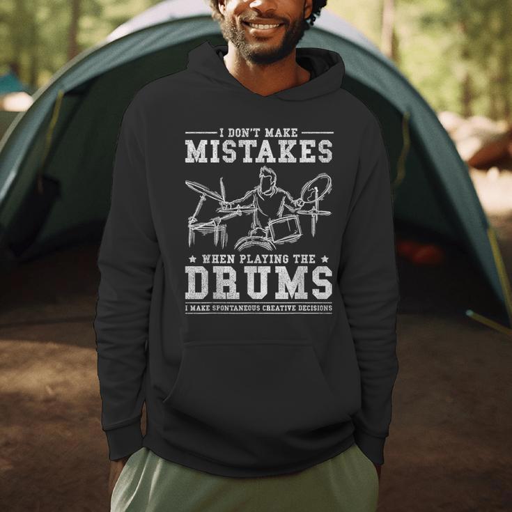 Drummer Music Drum Kit Men Hoodie