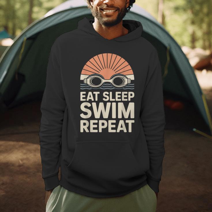 Eat Sleep Swim Repeat Swimmer Swimming Men Hoodie Eat Sleep Swim Repeat Swimmer Swimming Men Hoodie