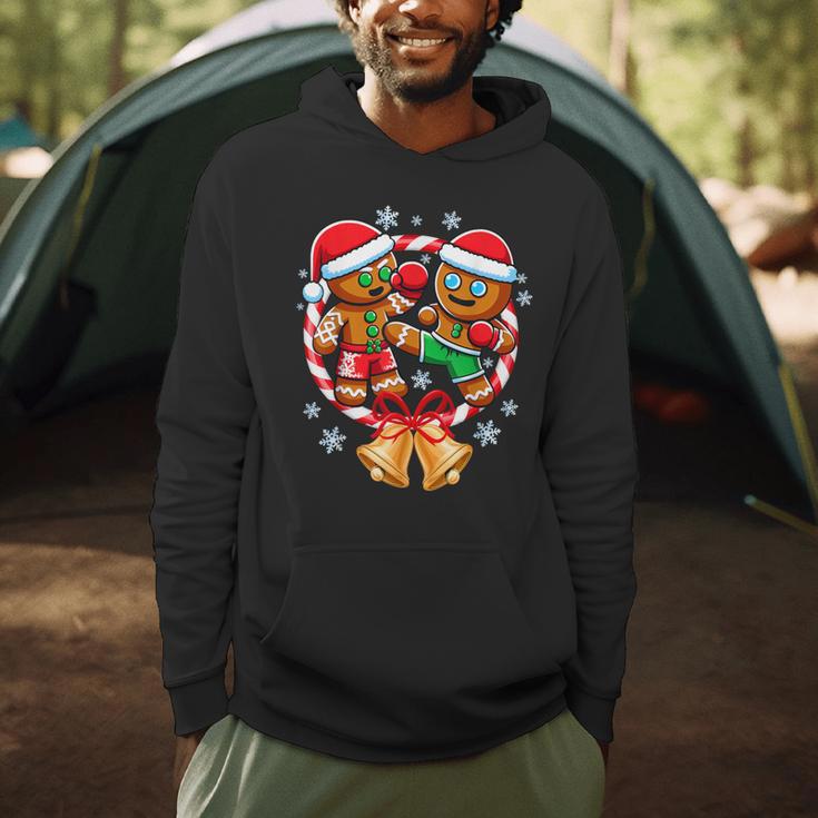 Gingerbread Cookies Christmas Fighting Muay Thai Men Hoodie Gingerbread Cookies Christmas Fighting Muay Thai Men Hoodie