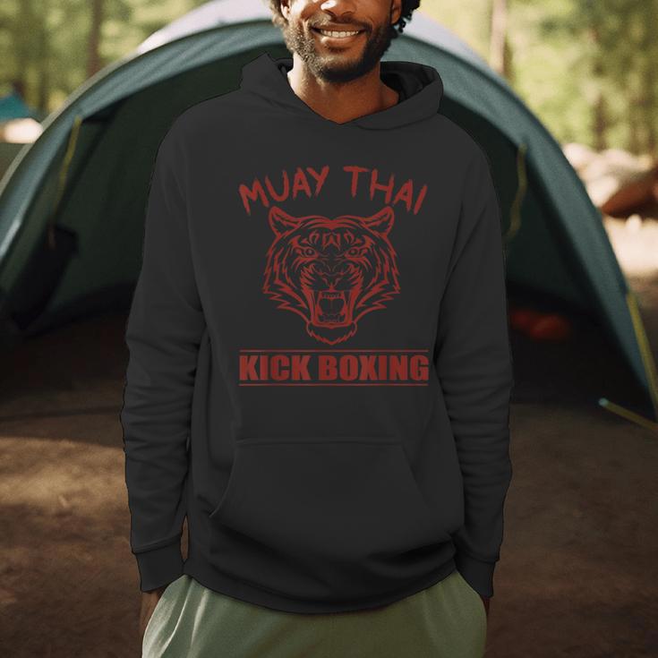Great Muay Thai Tiger Kickboxing Martial Artist Men Hoodie