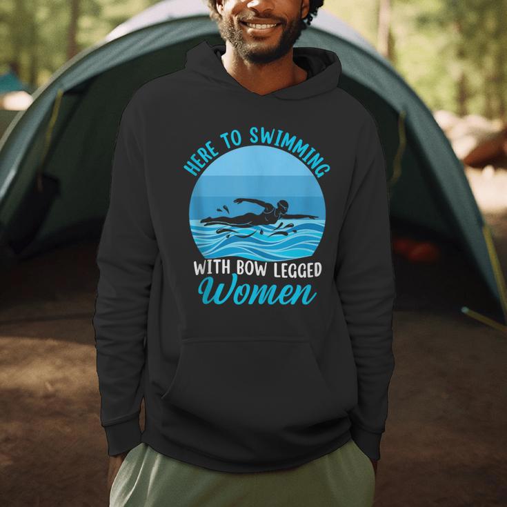 Here's To Swimming With Bow Legged Women Swimming Men Hoodie Here's To Swimming With Bow Legged Women Swimming Men Hoodie