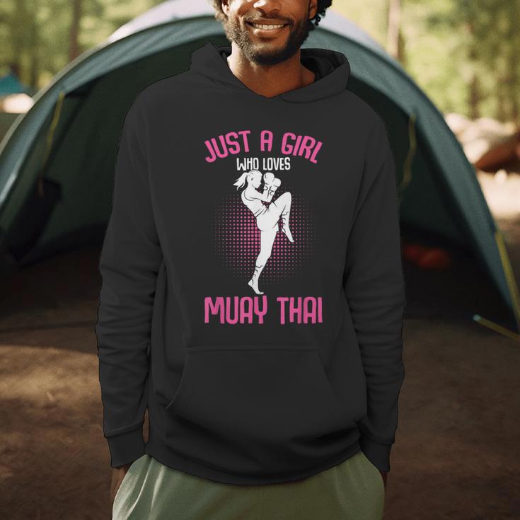 Just a Girl Who Loves Muay Thai Kids Girls Men Hoodie Just a Girl Who Loves Muay Thai Kids Girls Men Hoodie