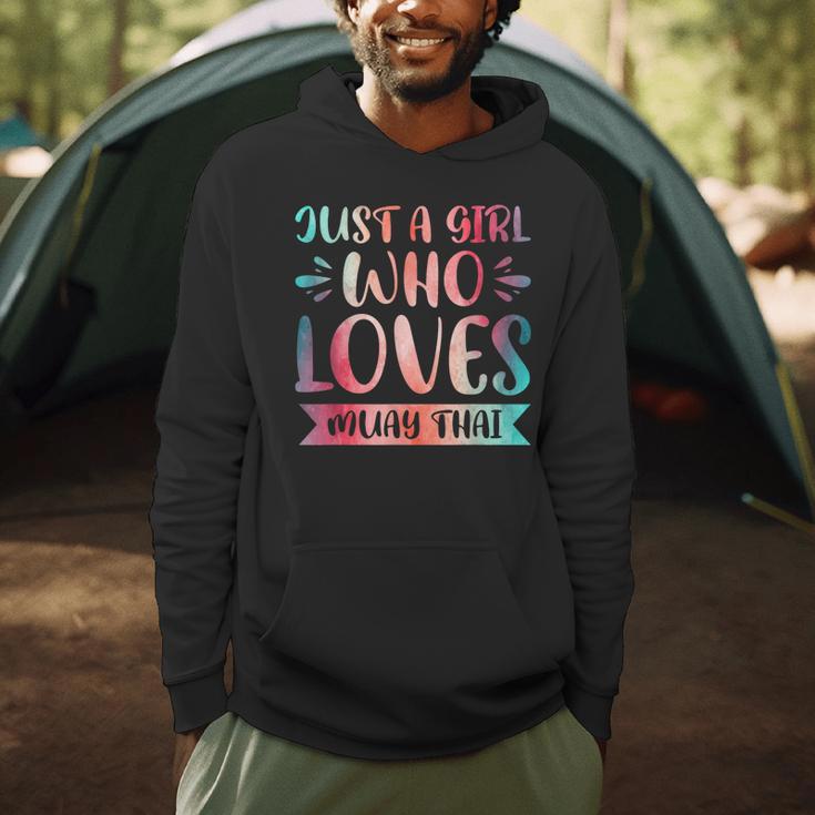 Just a Girl Who Loves Muay Thai Men Hoodie
