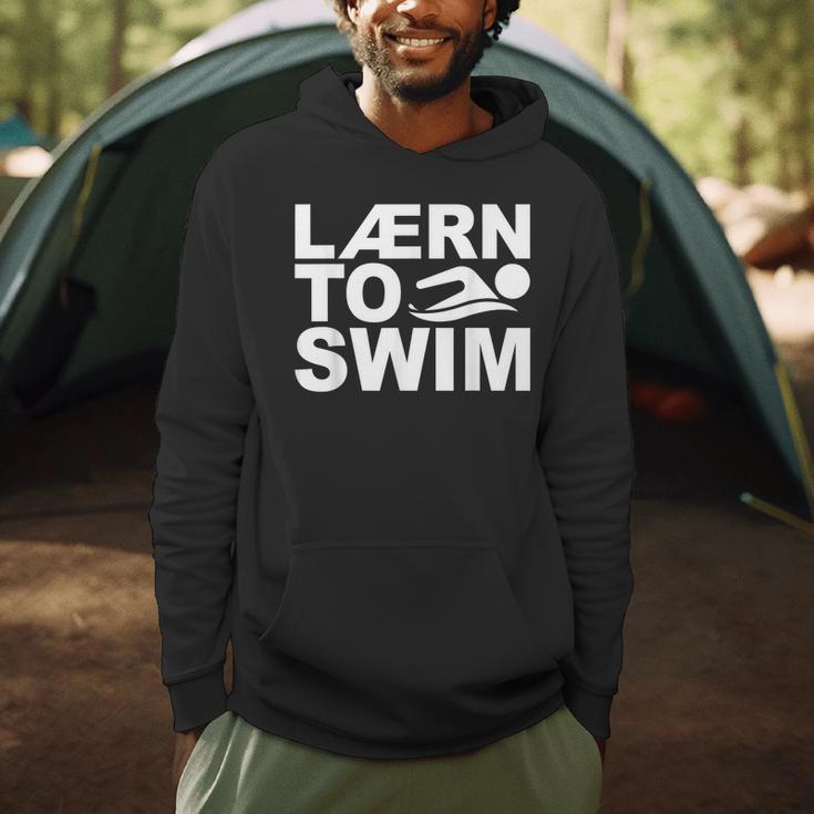 Learn To Swim Swimming Graphic Men Hoodie Learn To Swim Swimming Graphic Men Hoodie