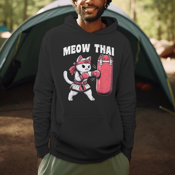 Muay Thai Cat Meow Thai Women Neko Costume Muay Thai Men Hoodie