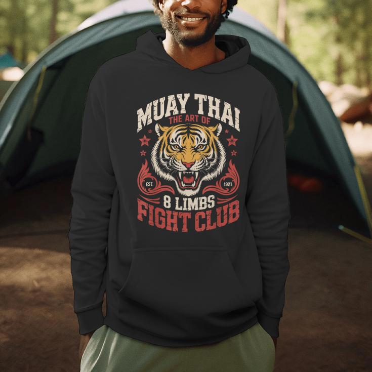 Muay Thai Fighter Tiger 8 Limbs Thai Boxing Men Hoodie Muay Thai Fighter Tiger 8 Limbs Thai Boxing Men Hoodie