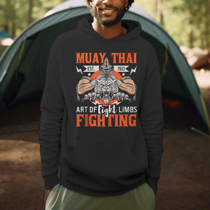 Muay Thai Fighting MMA Thai Boxing Mixed Martial Arts Men Hoodie