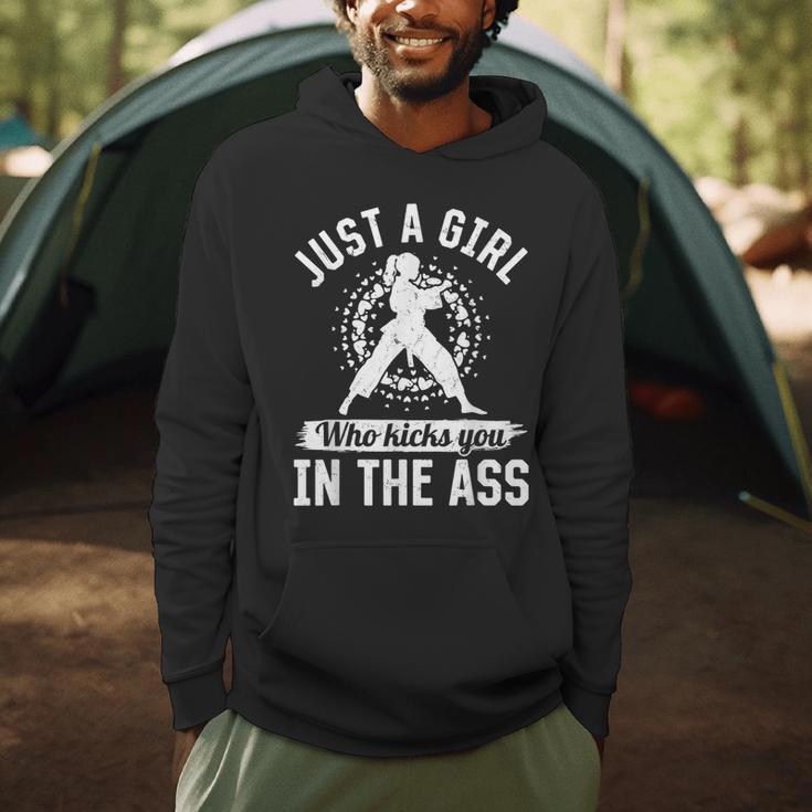 Muay Thai Girls Just a Girl Who Kicks You In The Ass Men Hoodie Muay Thai Girls Just a Girl Who Kicks You In The Ass Men Hoodie