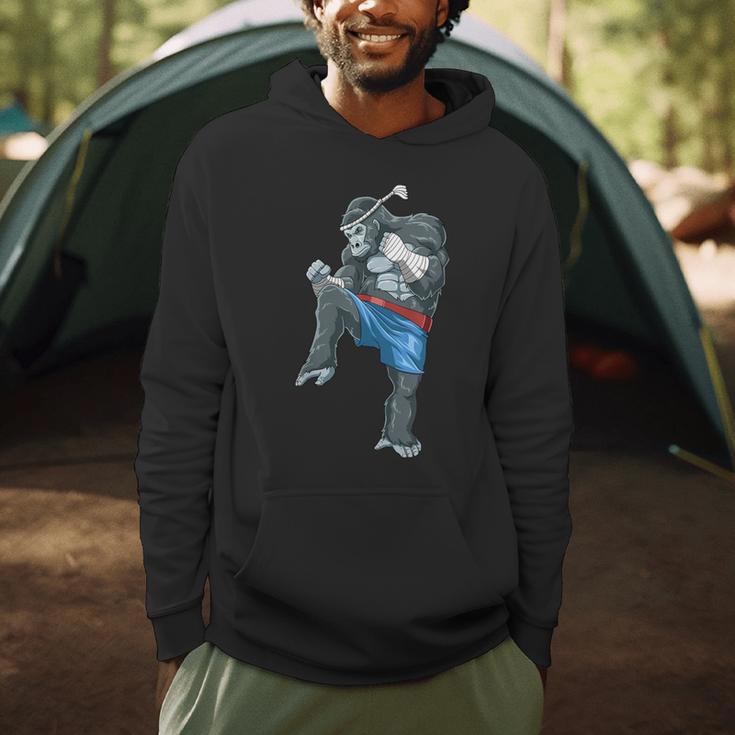 Muay Thai Gorilla Thai Boxing Men Hoodie Muay Thai Gorilla Thai Boxing Men Hoodie