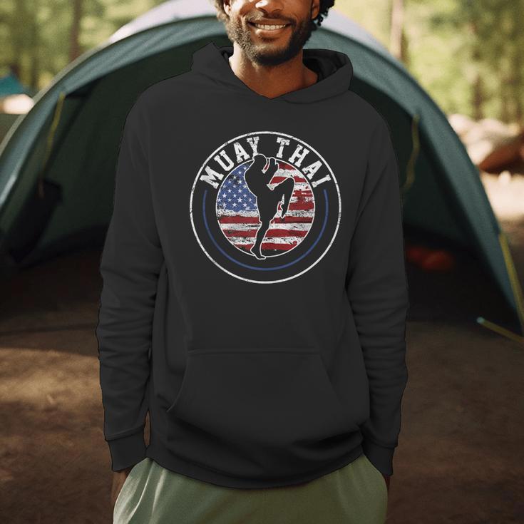 Muay Thai Kickboxing Vintage Men Hoodie Muay Thai Kickboxing Vintage Men Hoodie