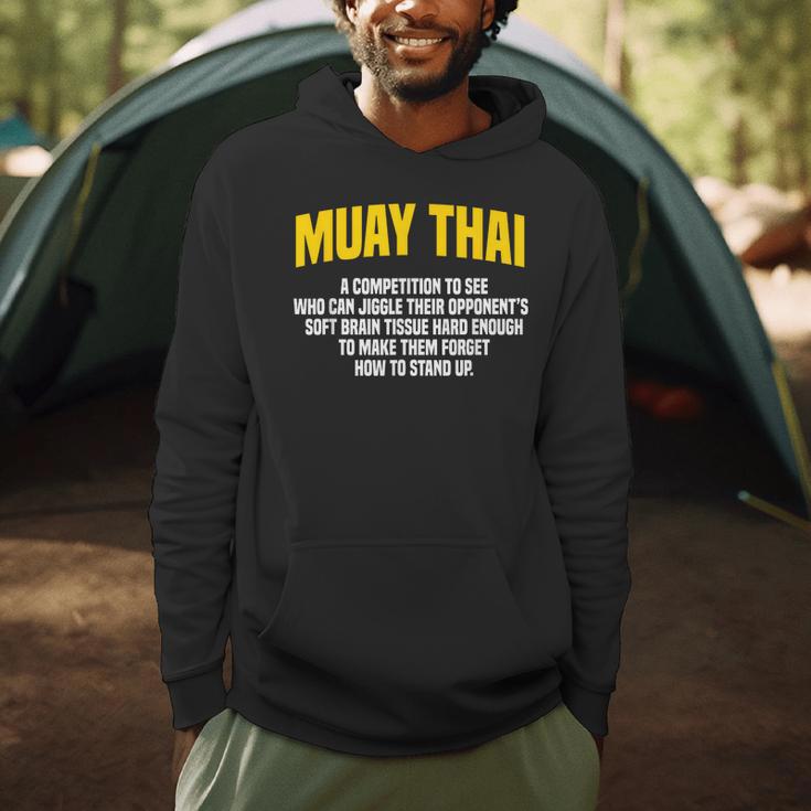 Muay Thai Martial Arts Combat Sports Men Hoodie