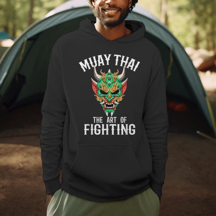 Muay Thai Oni Mask Thai Boxing And Kickboxing Men Hoodie Muay Thai Oni Mask Thai Boxing And Kickboxing Men Hoodie