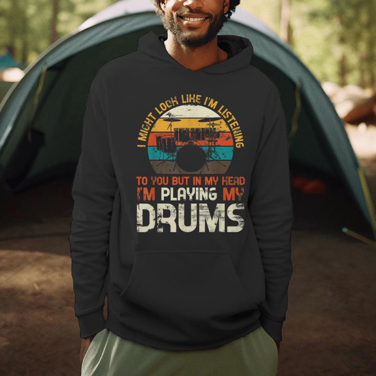 Musician Drummer Music Lover Drum Kit Men Hoodie Musician Drummer Music Lover Drum Kit Men Hoodie