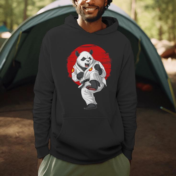 Panda Bear Karate Kickboxing Muay Thai Martial Arts Men Hoodie
