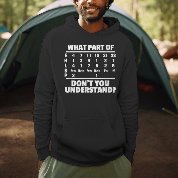 What Is Part Of Don't You Understand Swimming Swimmer Swimming Men Hoodie What Is Part Of Don't You Understand Swimming Swimmer Swimming Men Hoodie