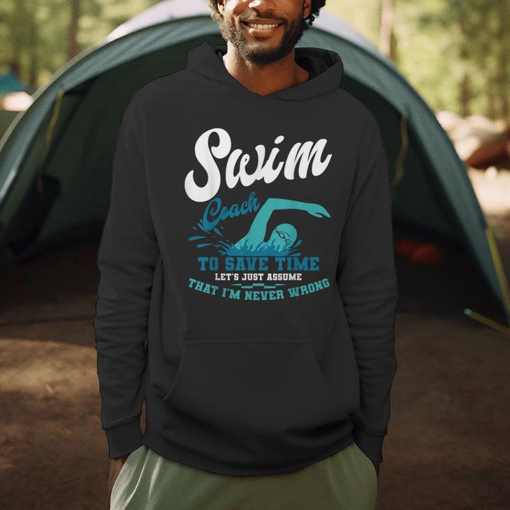 Swim Coach Swimming Lesson Sport Professional Instructor Men Hoodie Swim Coach Swimming Lesson Sport Professional Instructor Men Hoodie