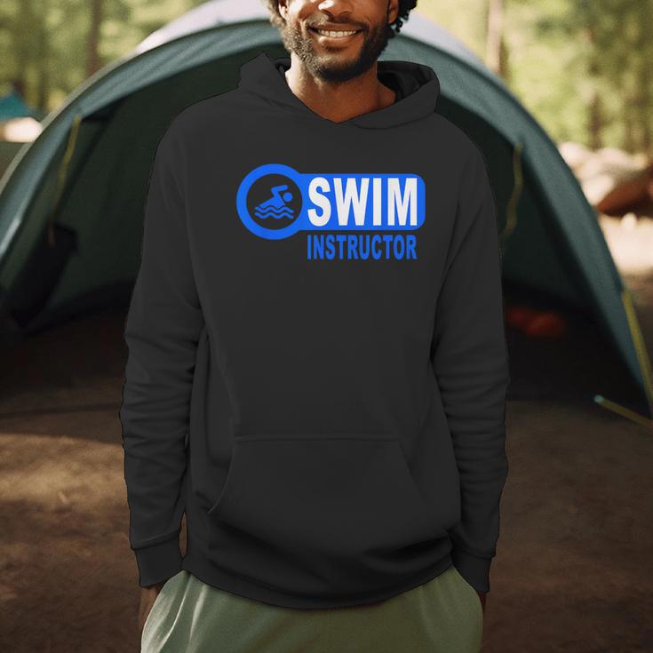 Swim Instructor Swimming Teacher Classes Men Hoodie
