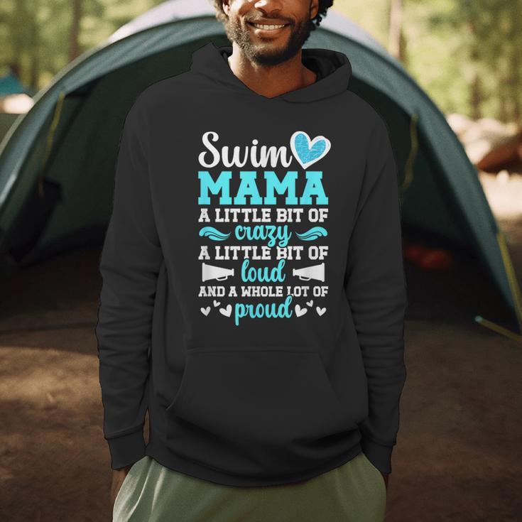 Swim Mama Proud Swimming Mom Of A Swimmer Mother Swim Mom Men Hoodie